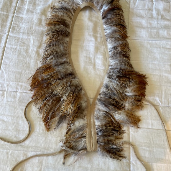 EXOTICA Ana Carte Brand Feather Bralette size M/L - Picture 2 of 8